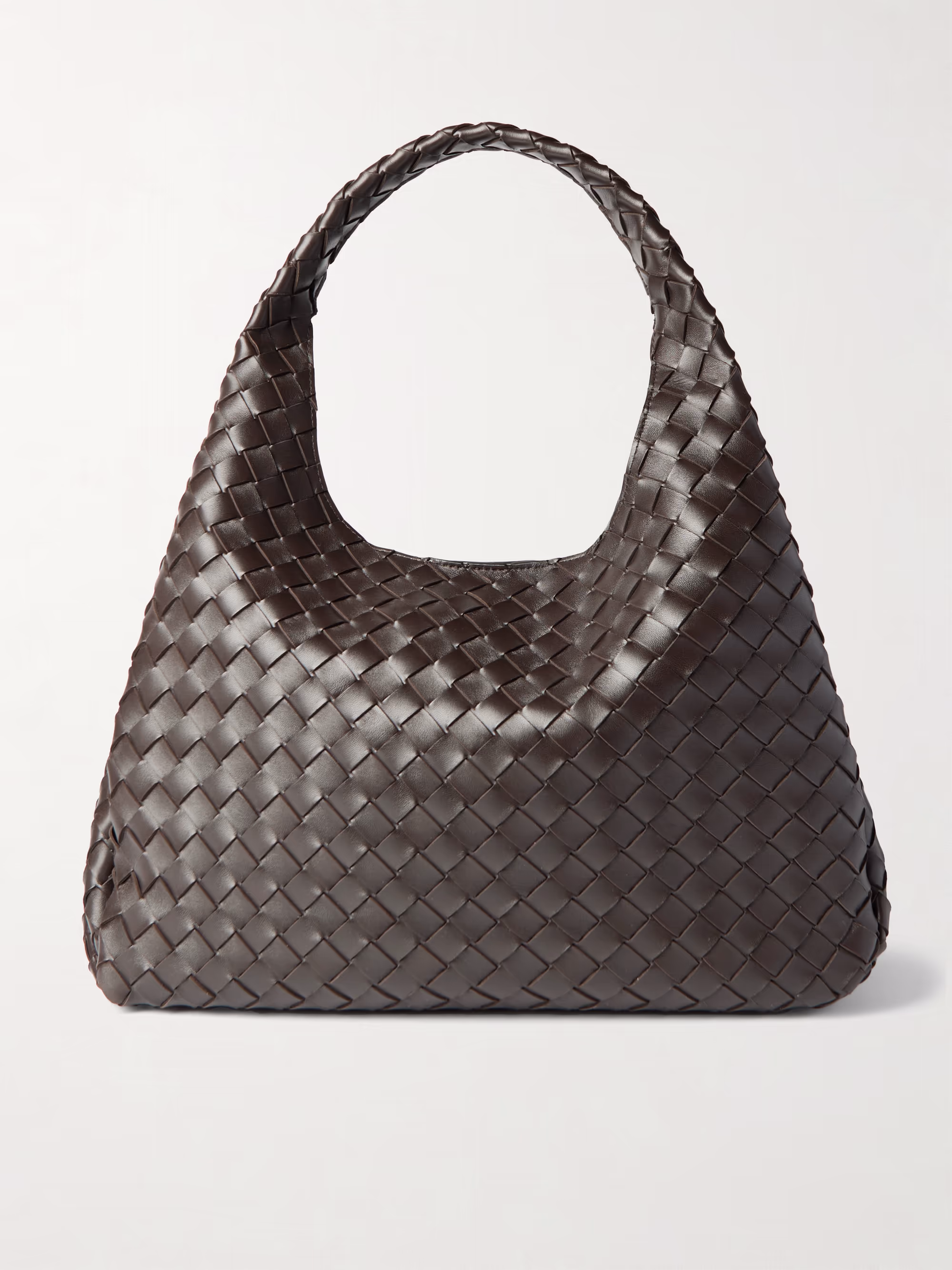 Bottega Veneta Campana large intrecciato leather shoulder bag