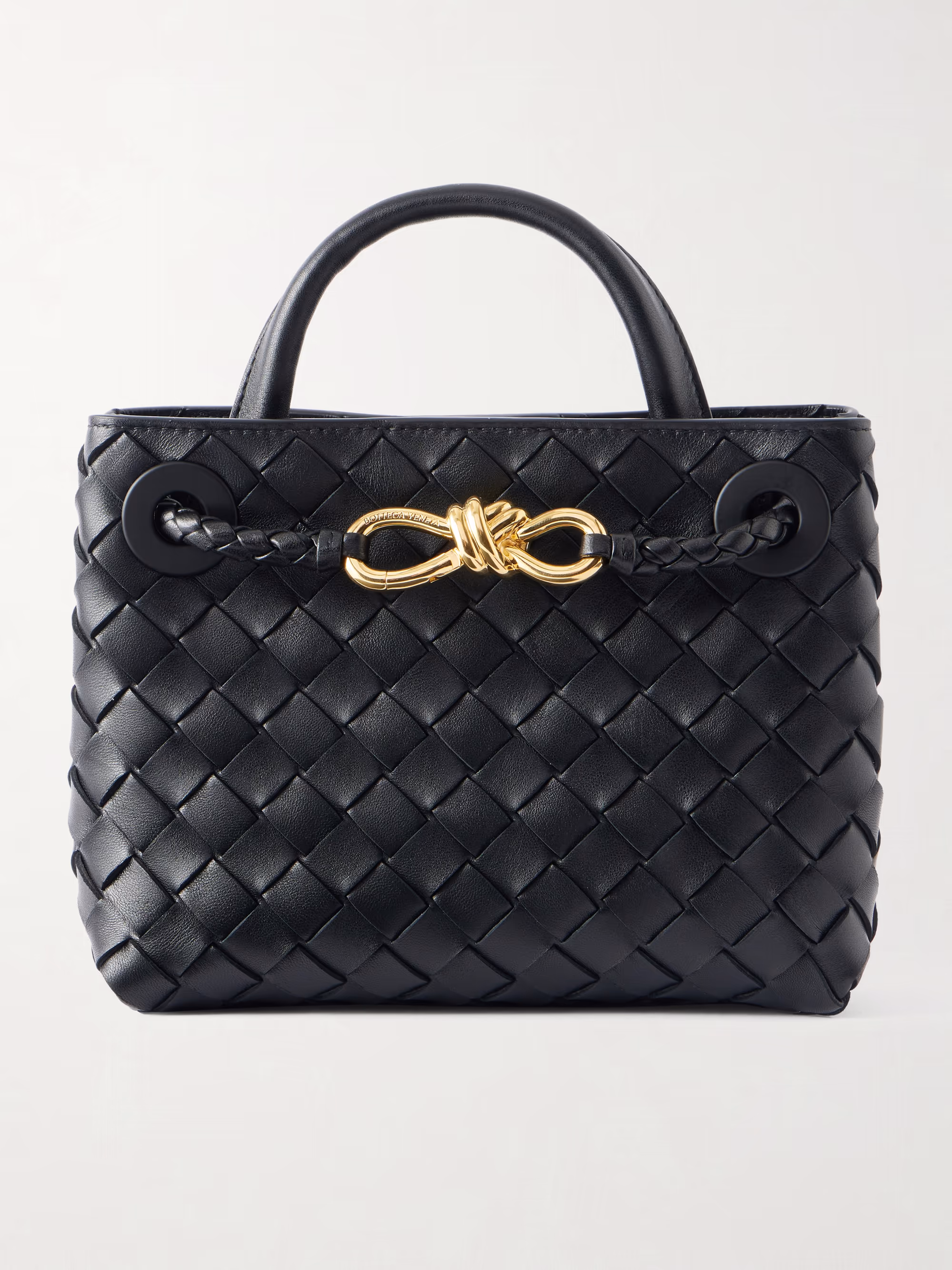 Bottega Veneta Mini Andiamo Intrecciato leather tote