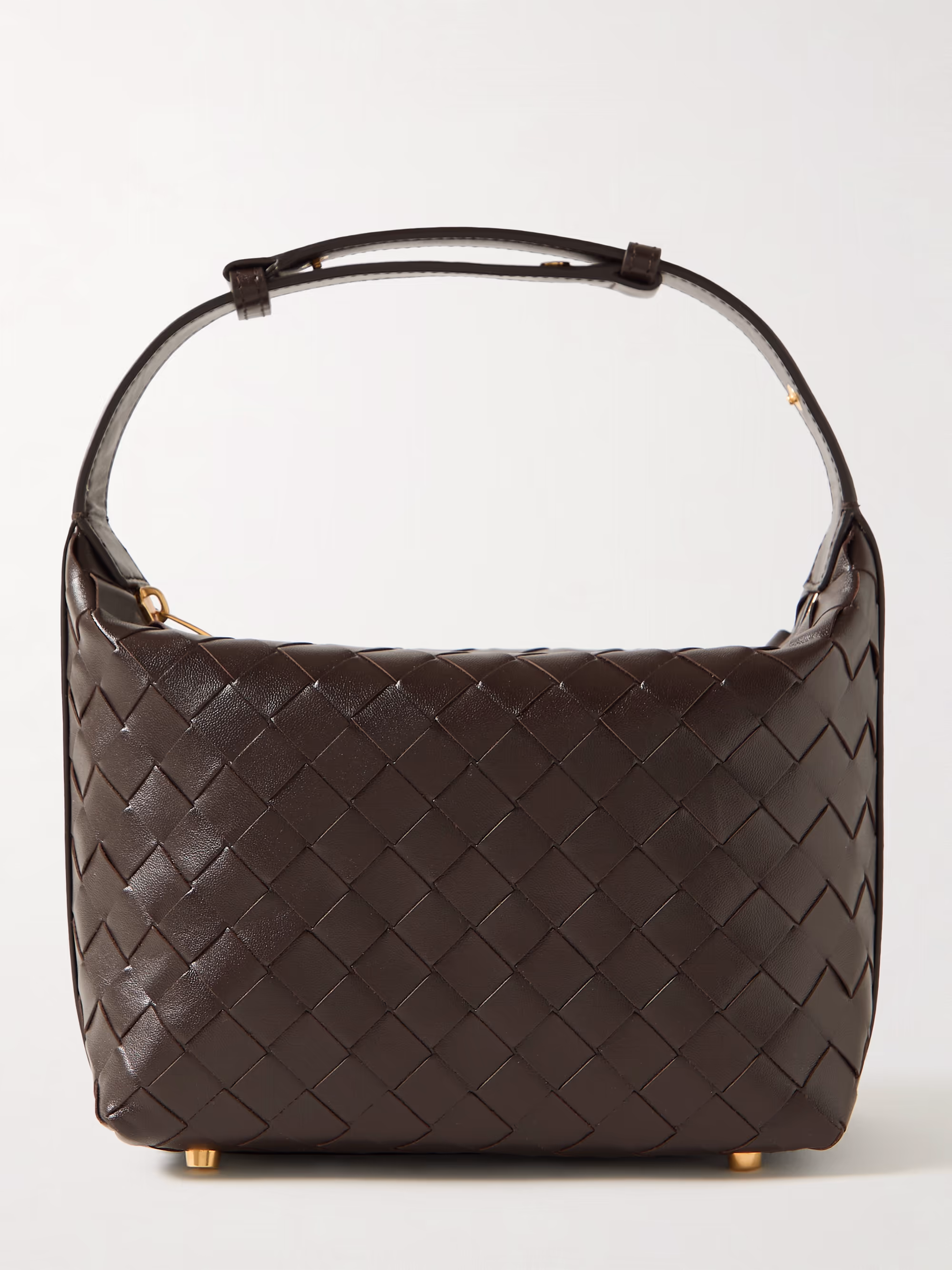 Bottega Veneta Wallace mini Intrecciato leather shoulder bag