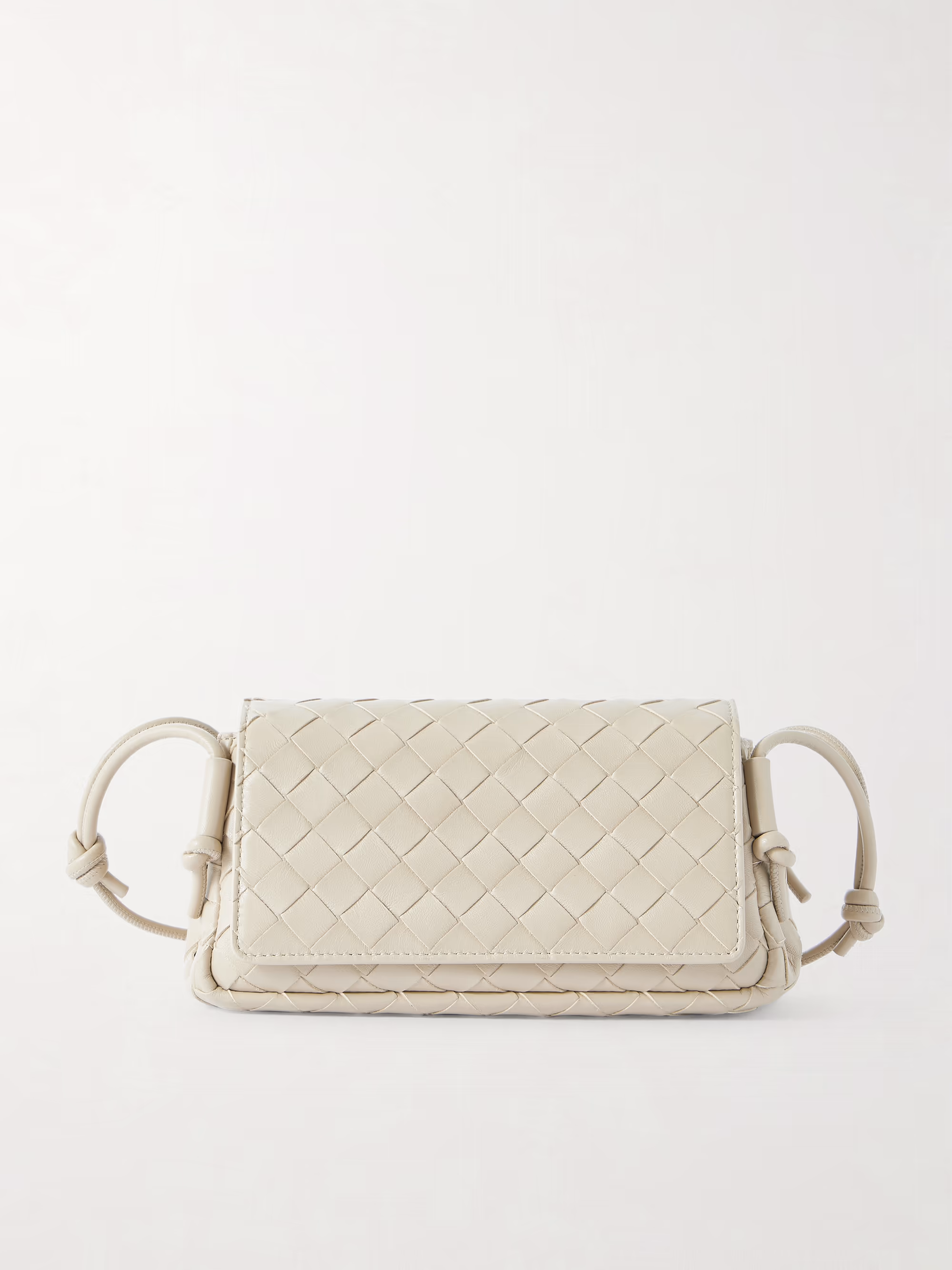 Bottega Veneta Notturno Intrecciato leather shoulder bag