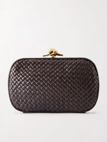 Bottega Veneta Knot intrecciato leather clutch