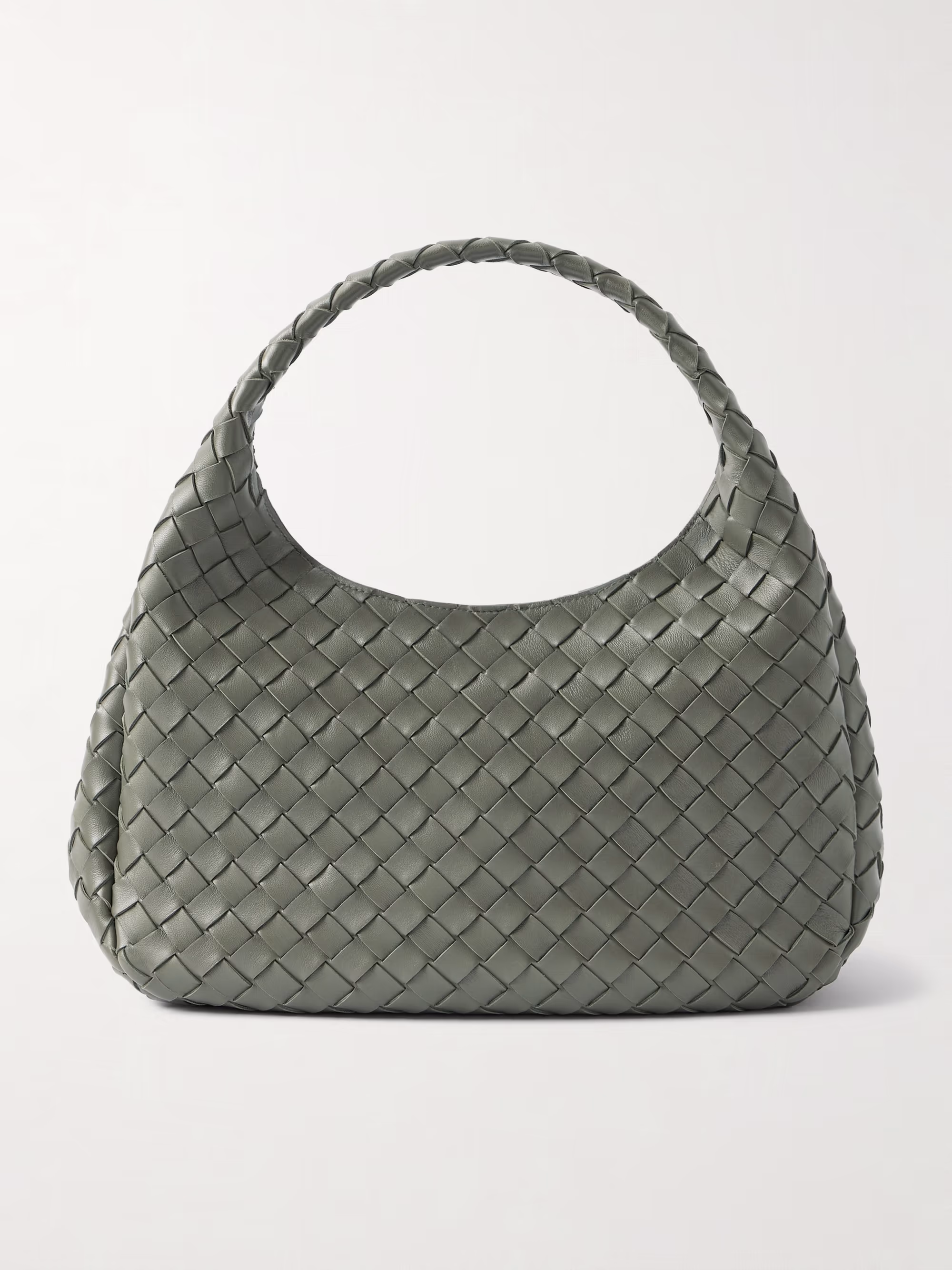 Bottega Veneta Campana Intrecciato leather shoulder bag