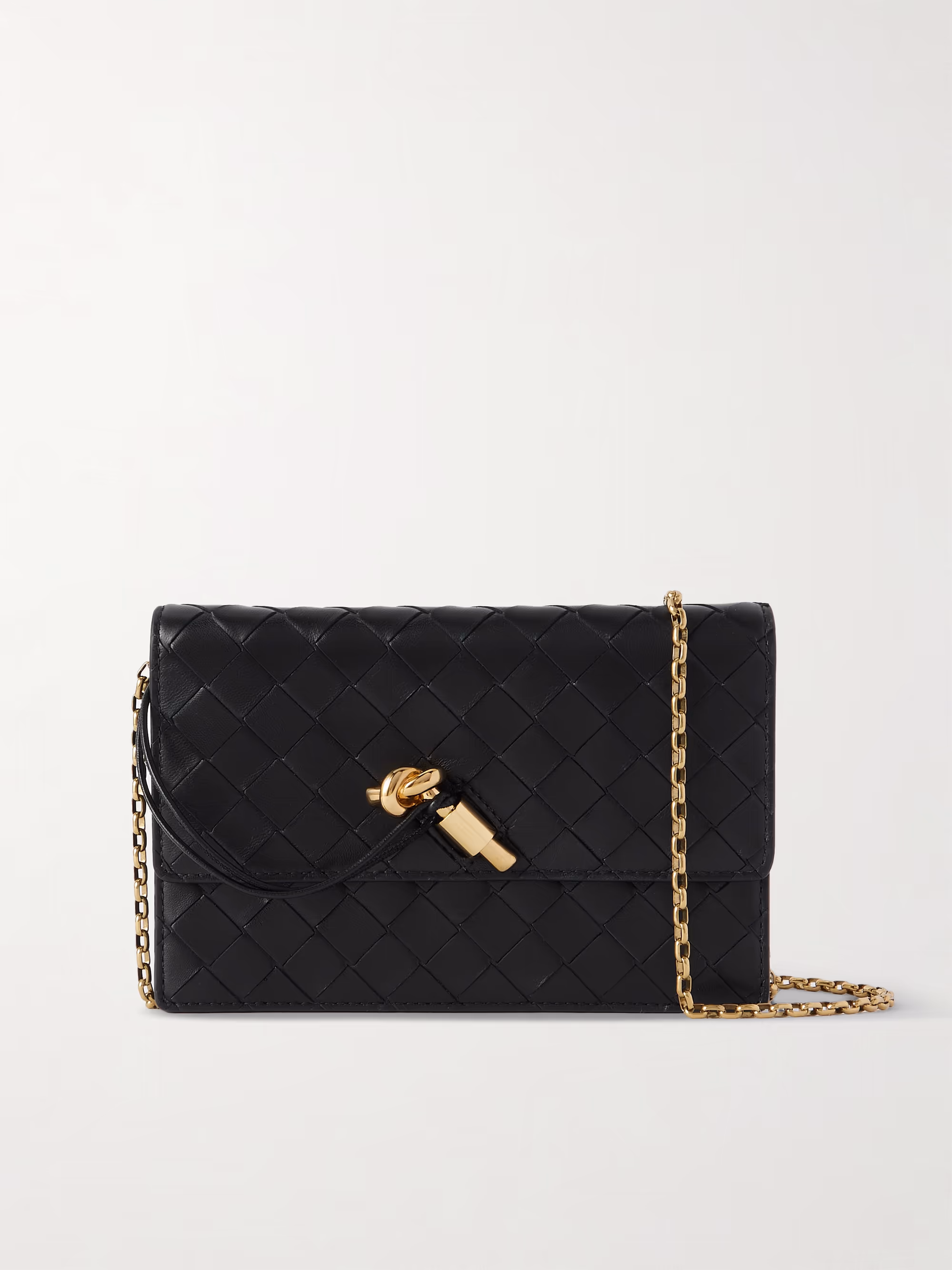 Bottega Veneta Intrecciato leather pouch