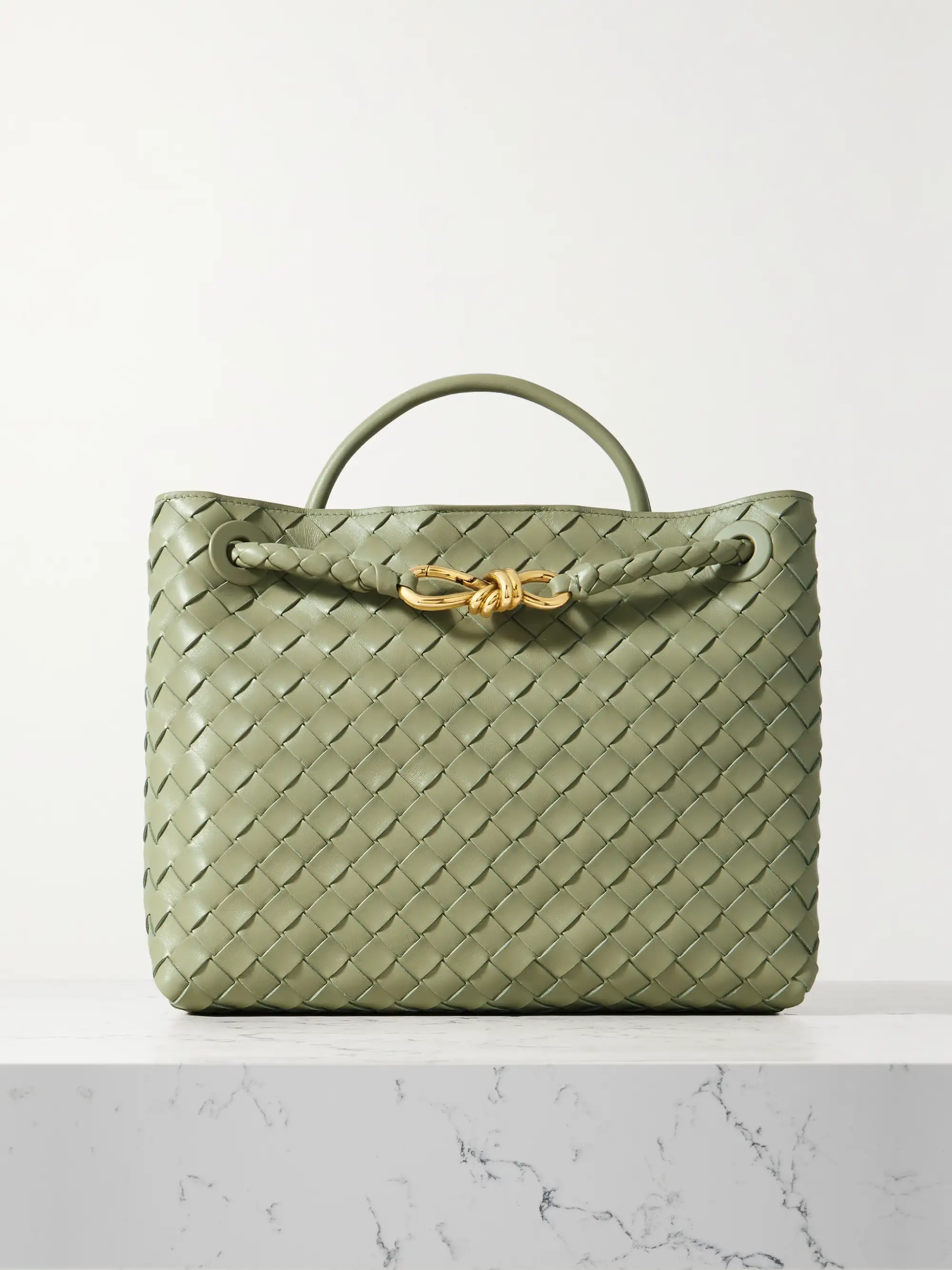 Bottega Veneta Andiamo medium Intrecciato leather tote