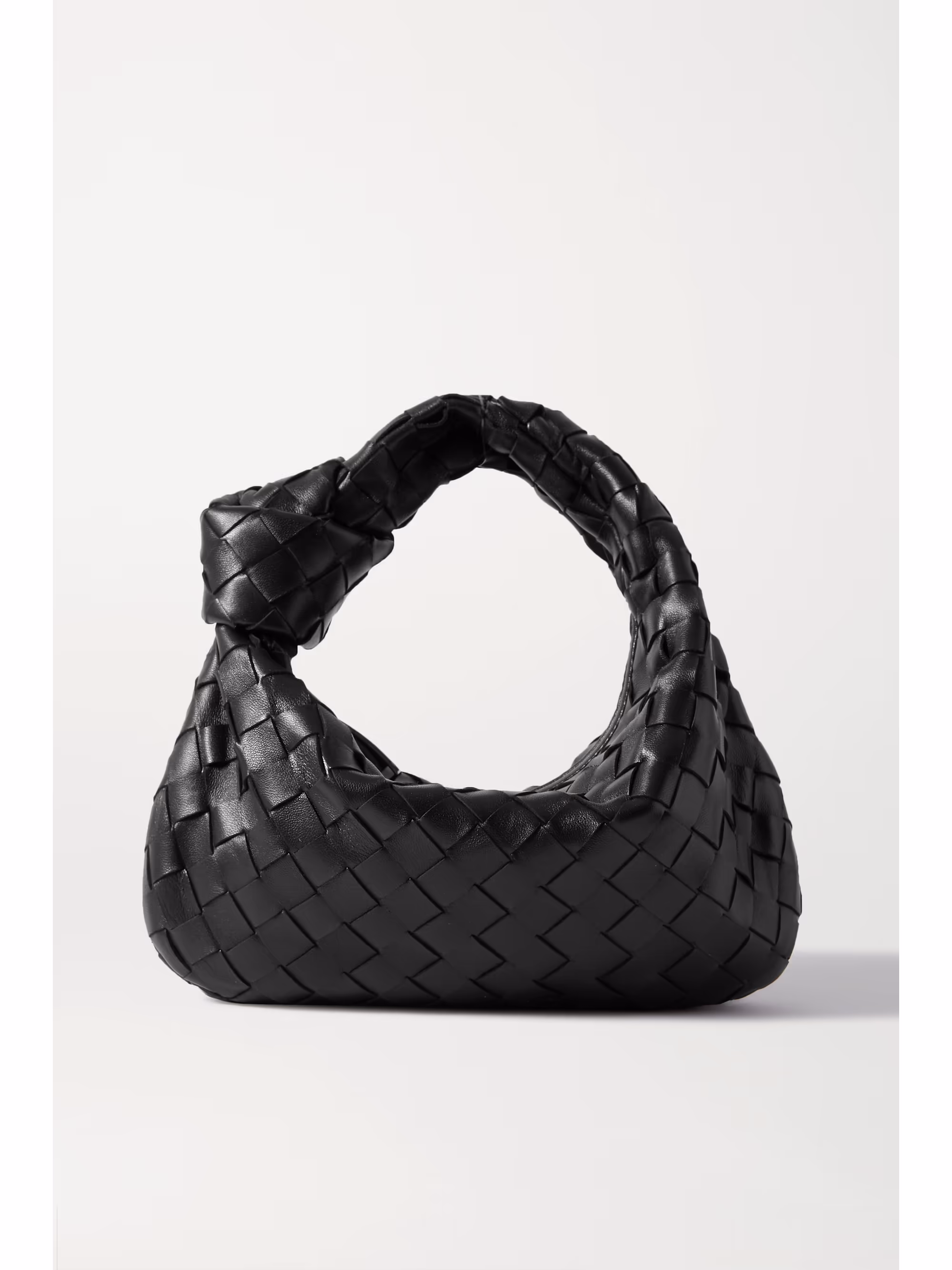 Bottega Veneta Jodie mini knotted intrecciato textured-leather tote