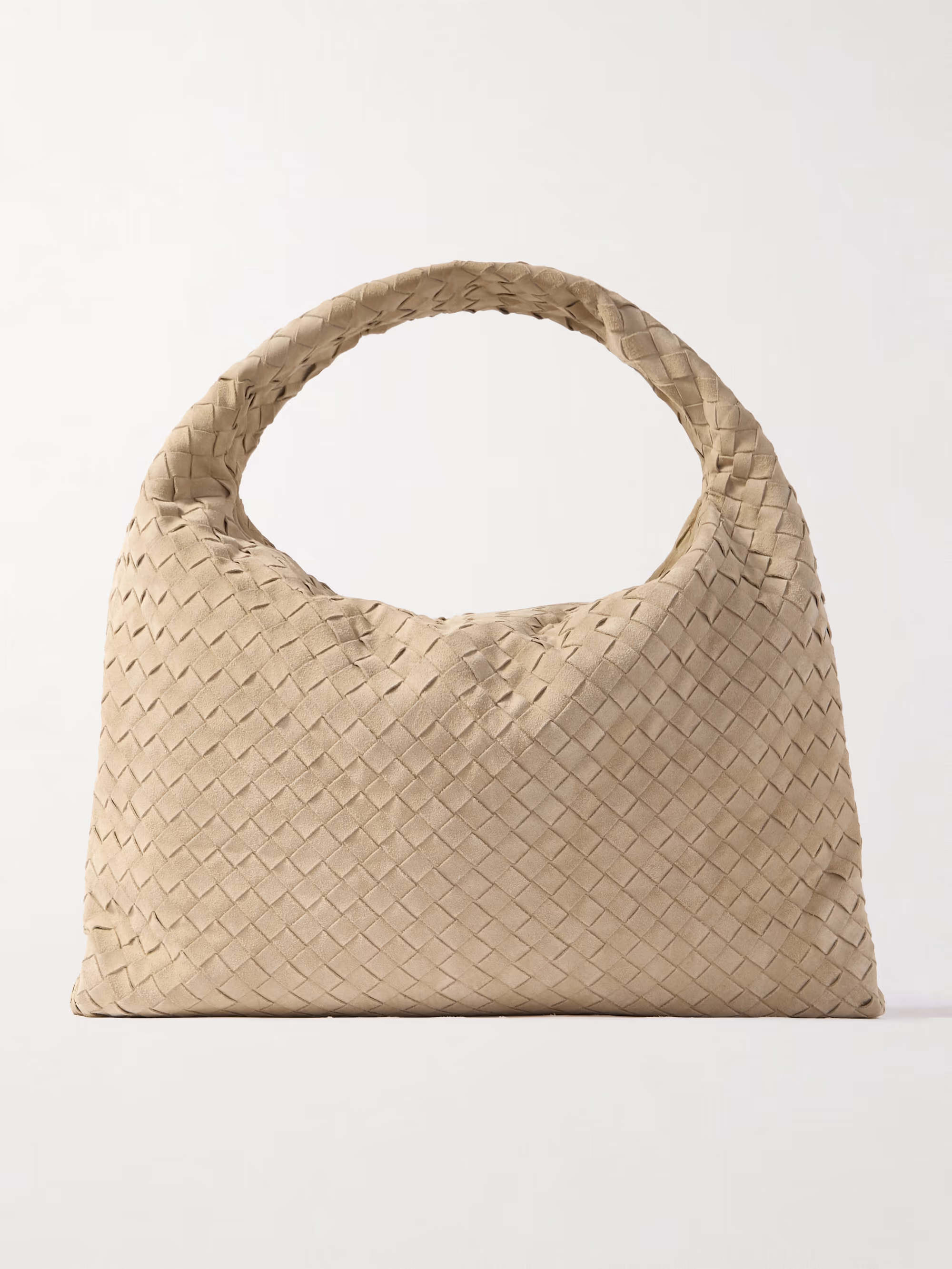 Bottega Veneta Hop large Intrecciato suede tote