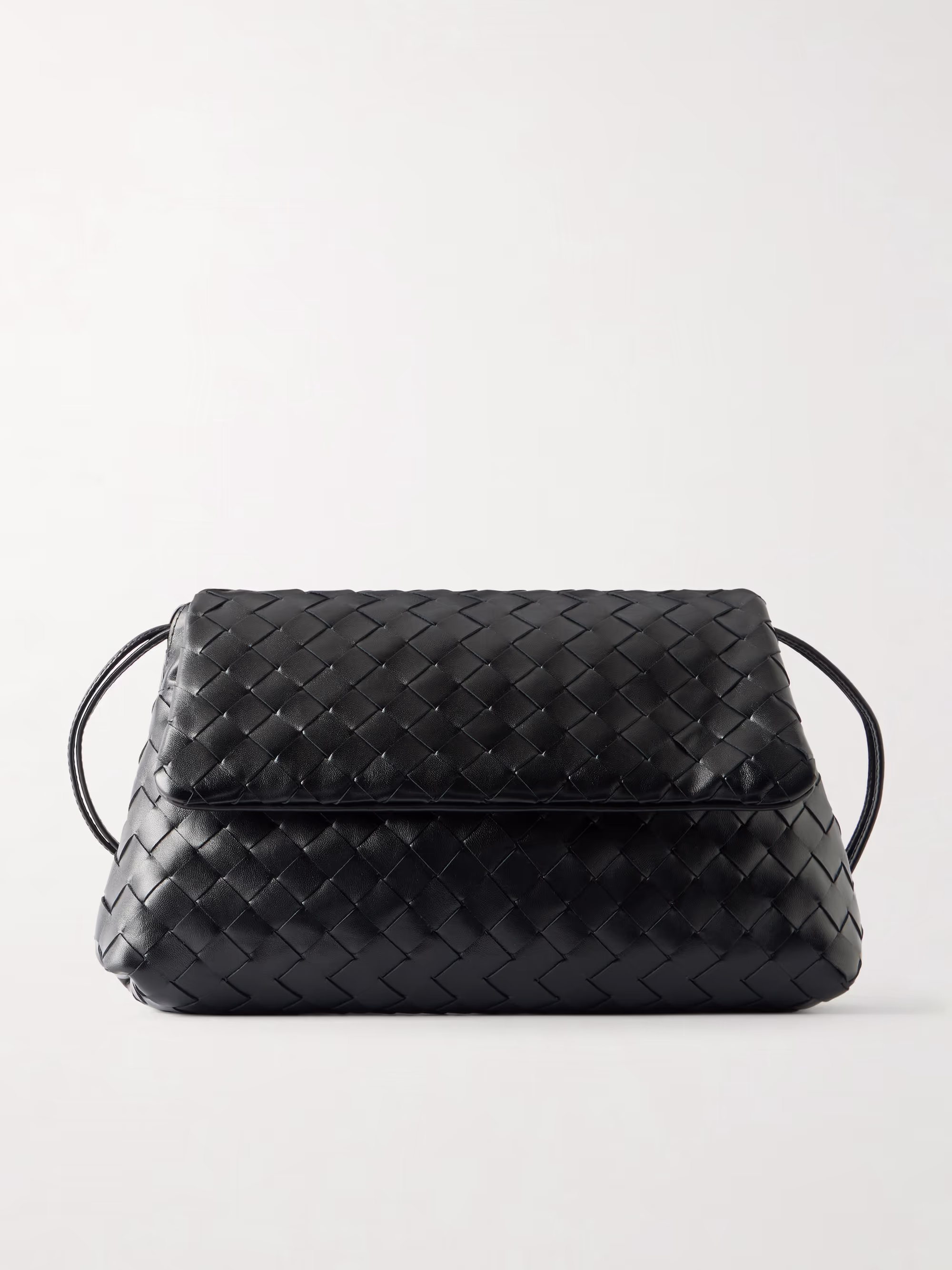 Bottega Veneta Giorno Intrecciato leather shoulder bag