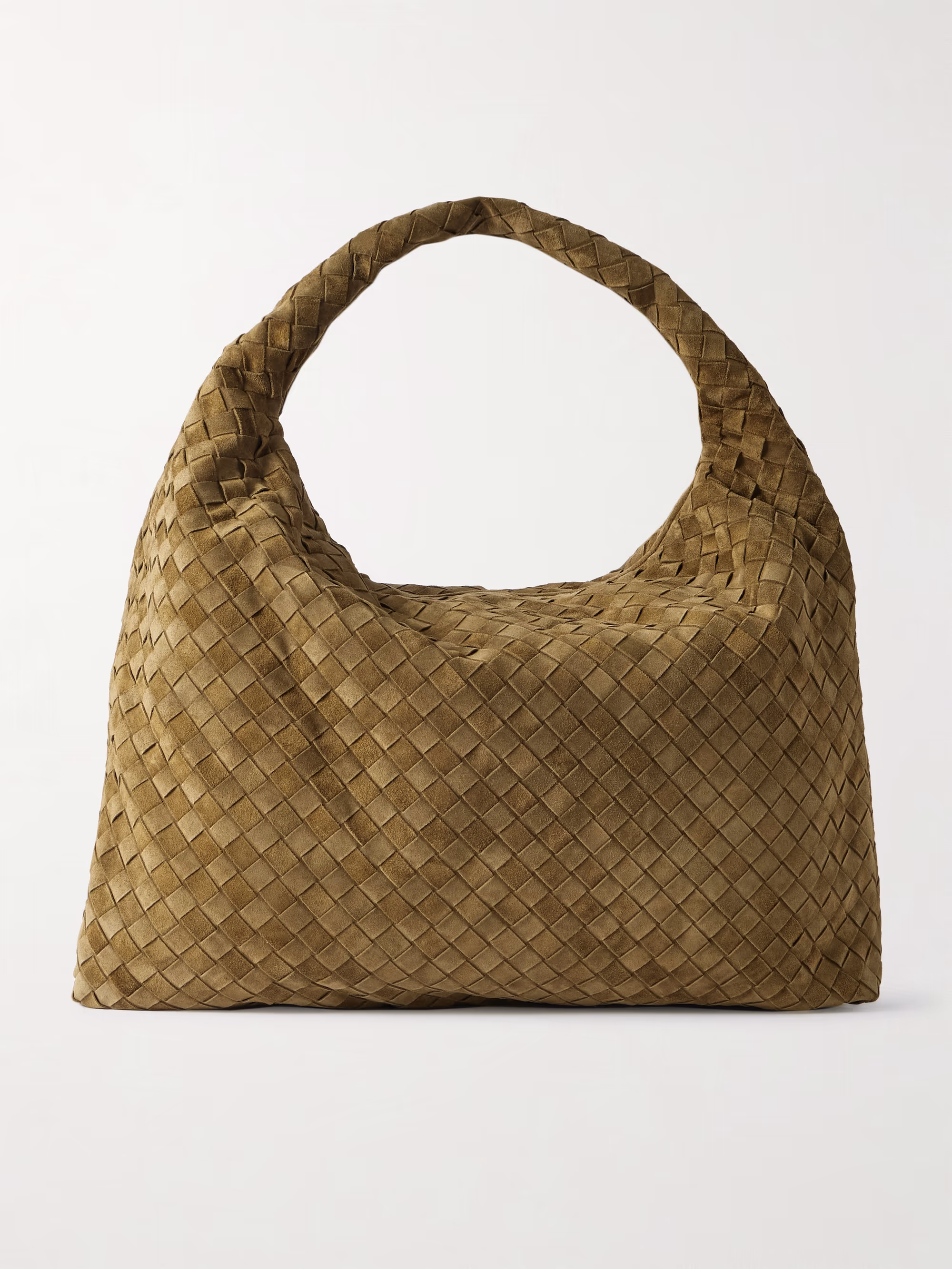 Bottega Veneta Hop large Intrecciato suede tote