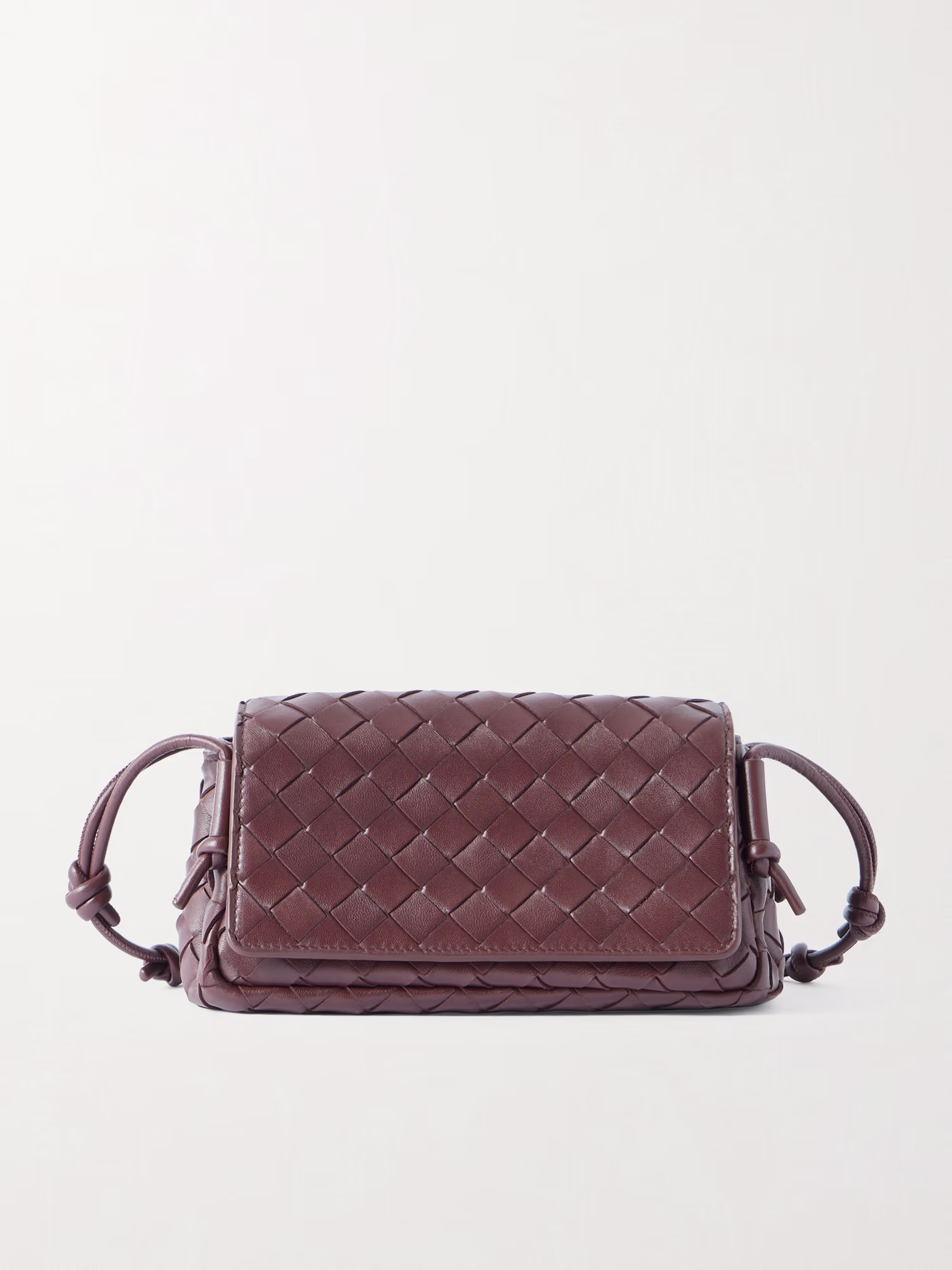Bottega Veneta Notturno Intrecciato leather shoulder bag