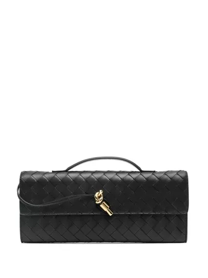 Bottega Veneta Andiamo leather clutch