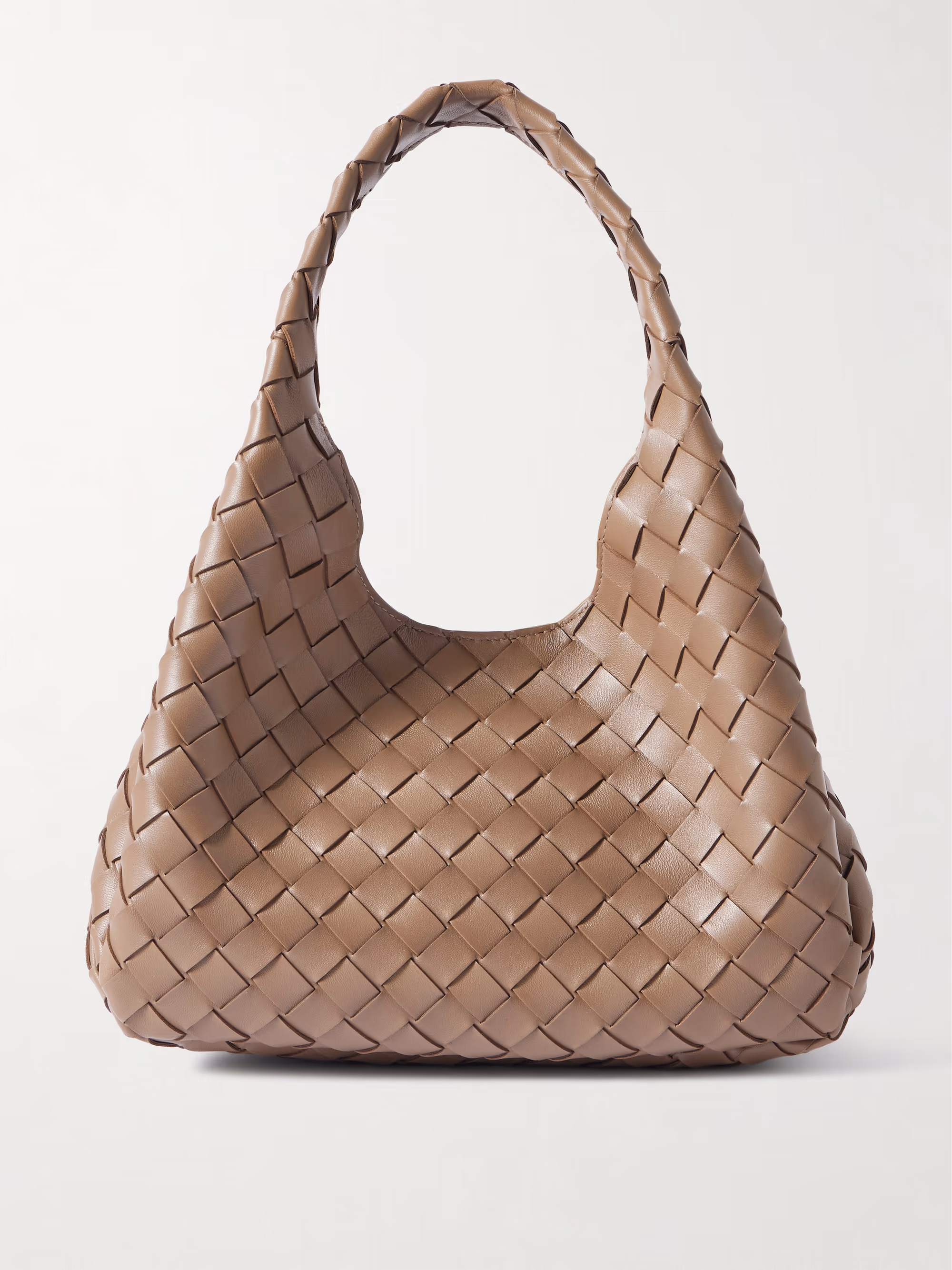 Bottega Veneta Campana small Intrecciato leather shoulder bag