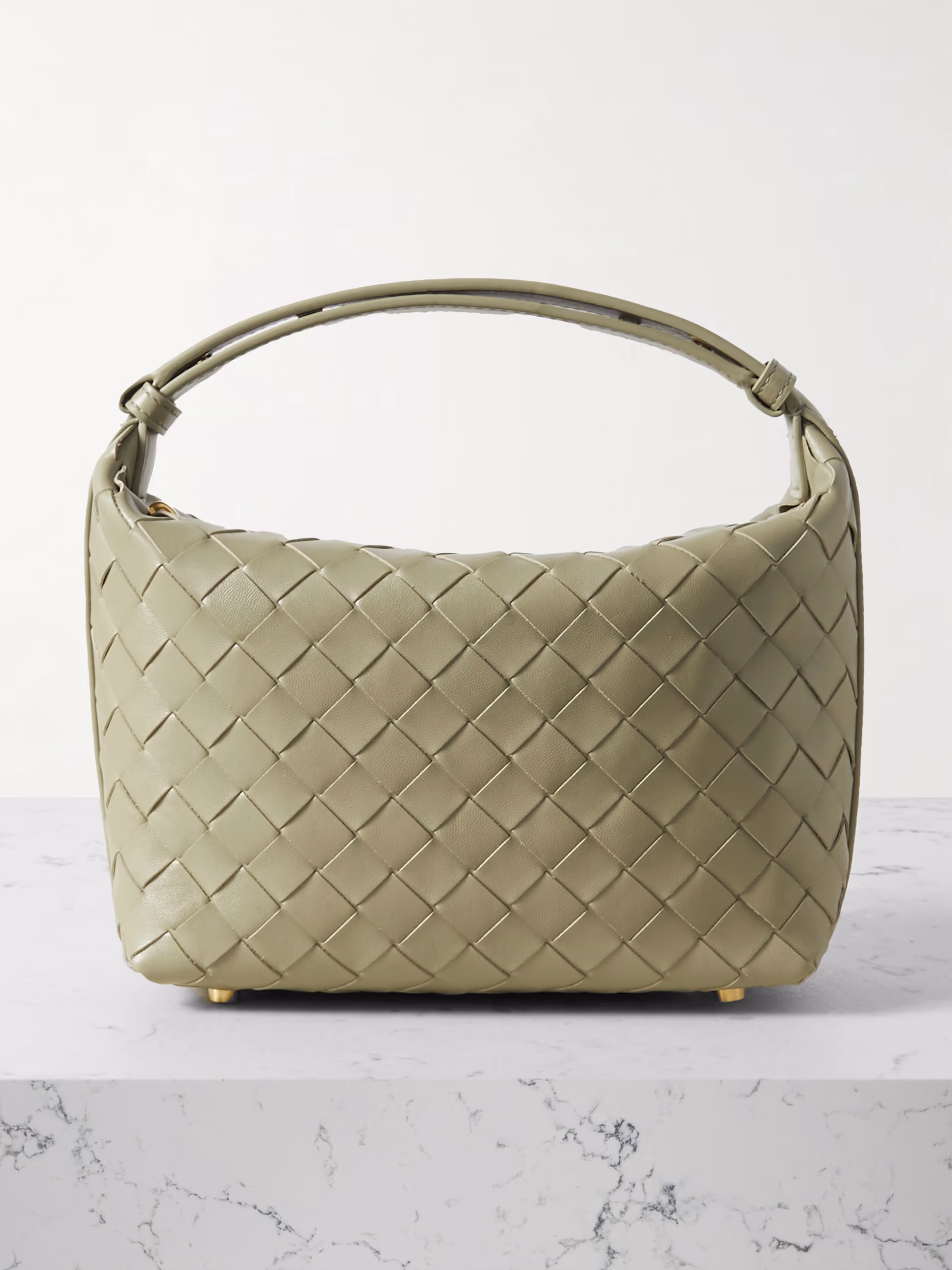 Bottega Veneta Wallace mini Intrecciato leather shoulder bag