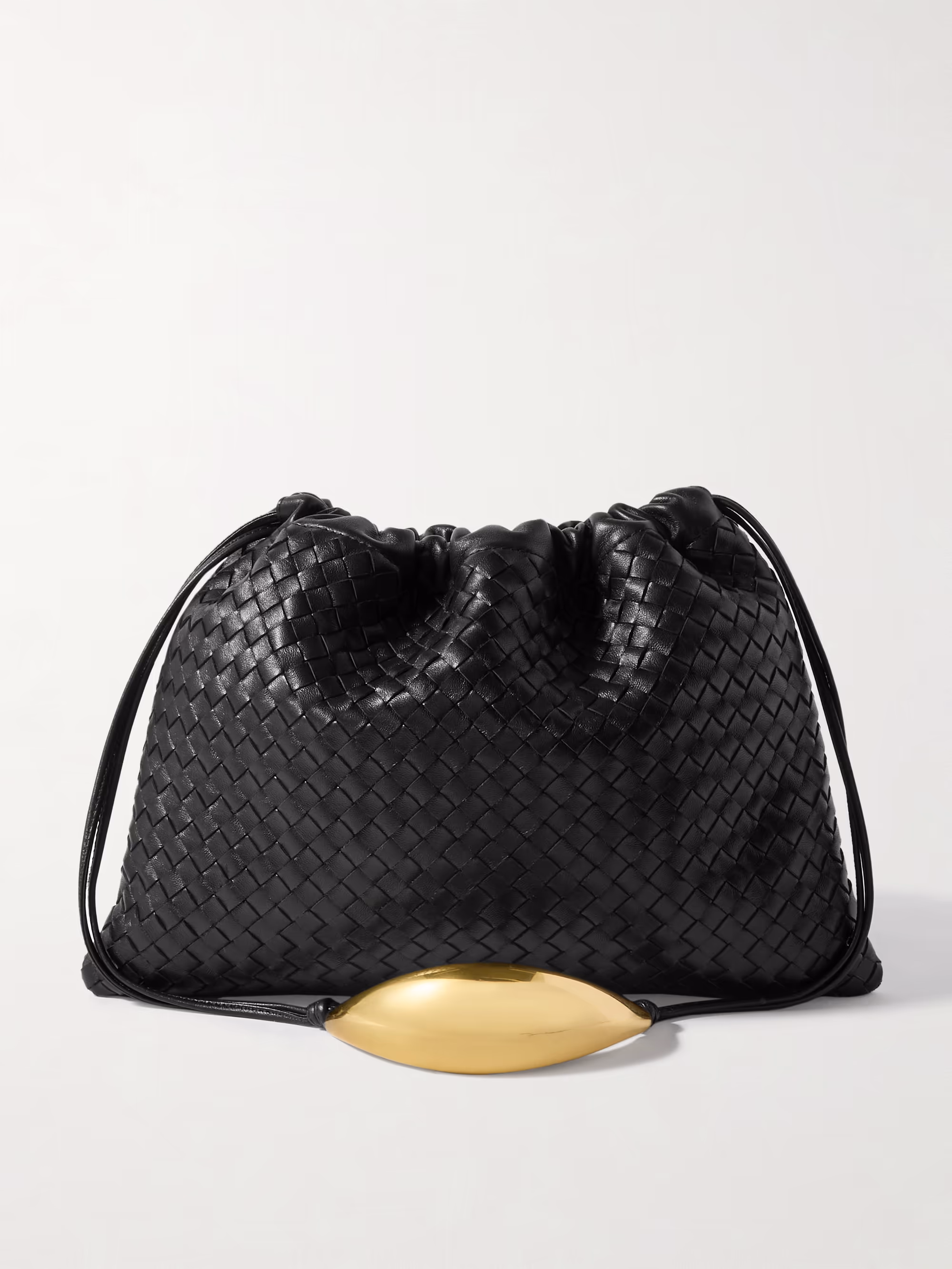 Bottega Veneta Dustbag embellished intrecciato leather pouch