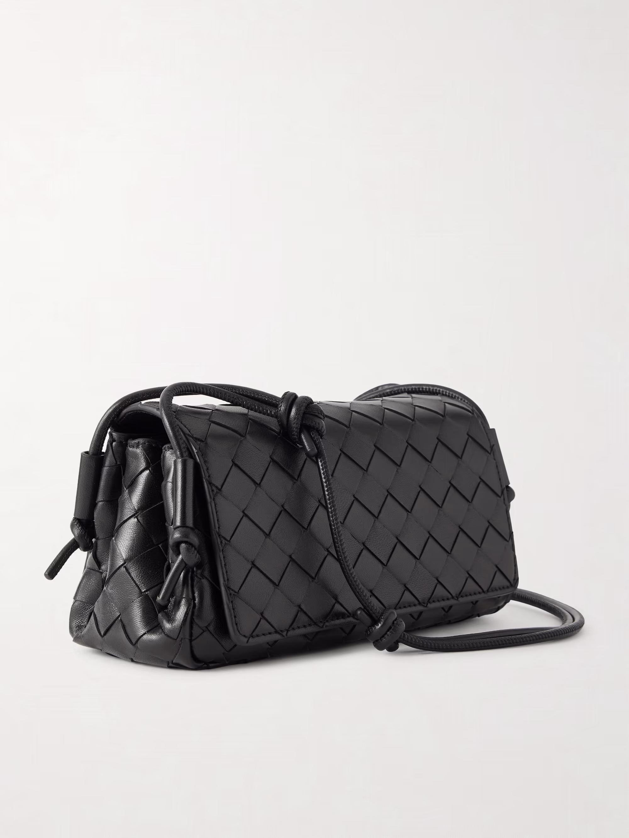 Bottega Veneta Notturno Intrecciato leather shoulder bag