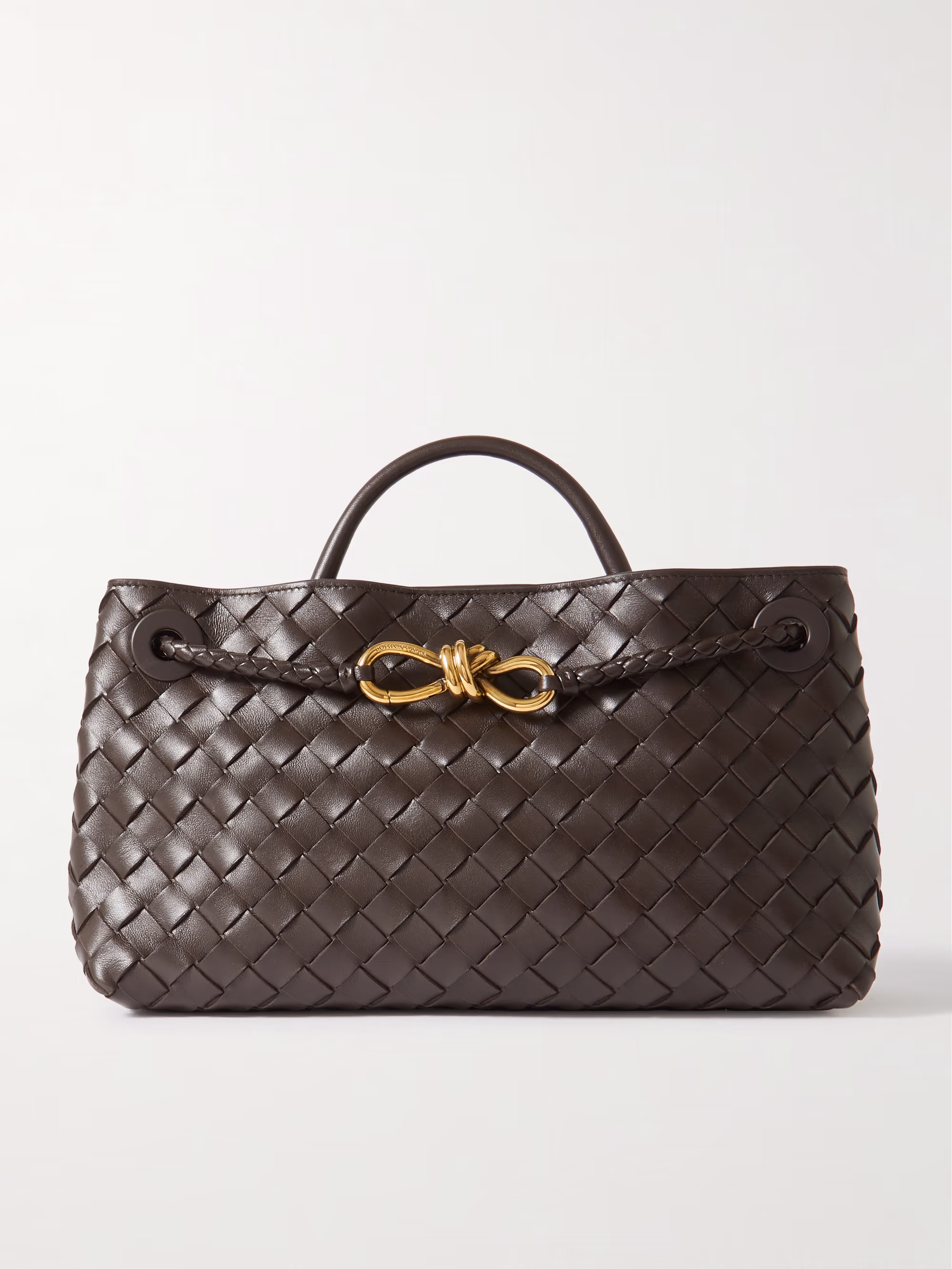 Bottega Veneta Andiamo east-west small Intrecciato leather tote
