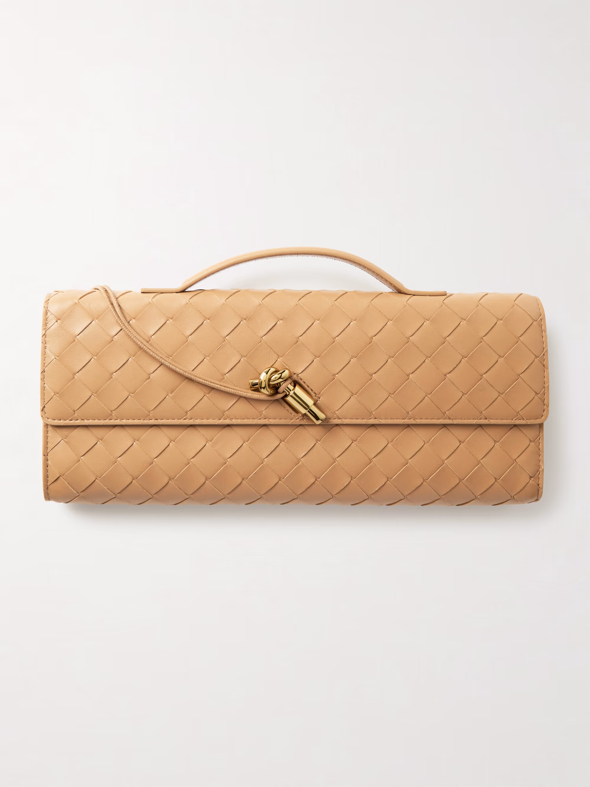 Bottega Veneta Andiamo long Intrecciato leather clutch