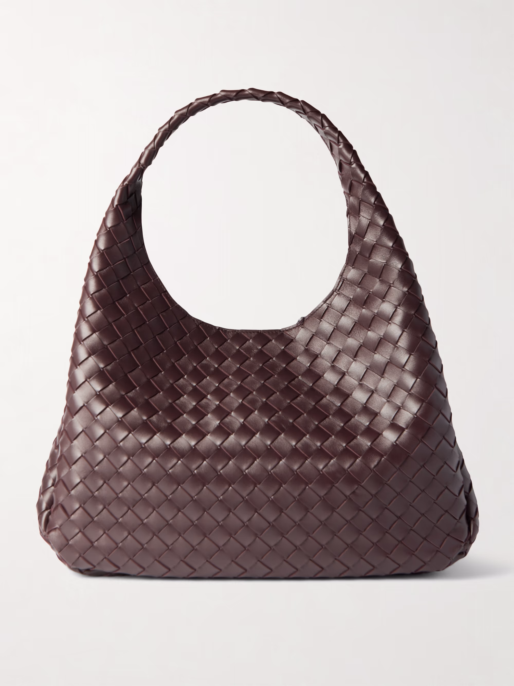 Bottega Veneta Campana large intrecciato leather shoulder bag