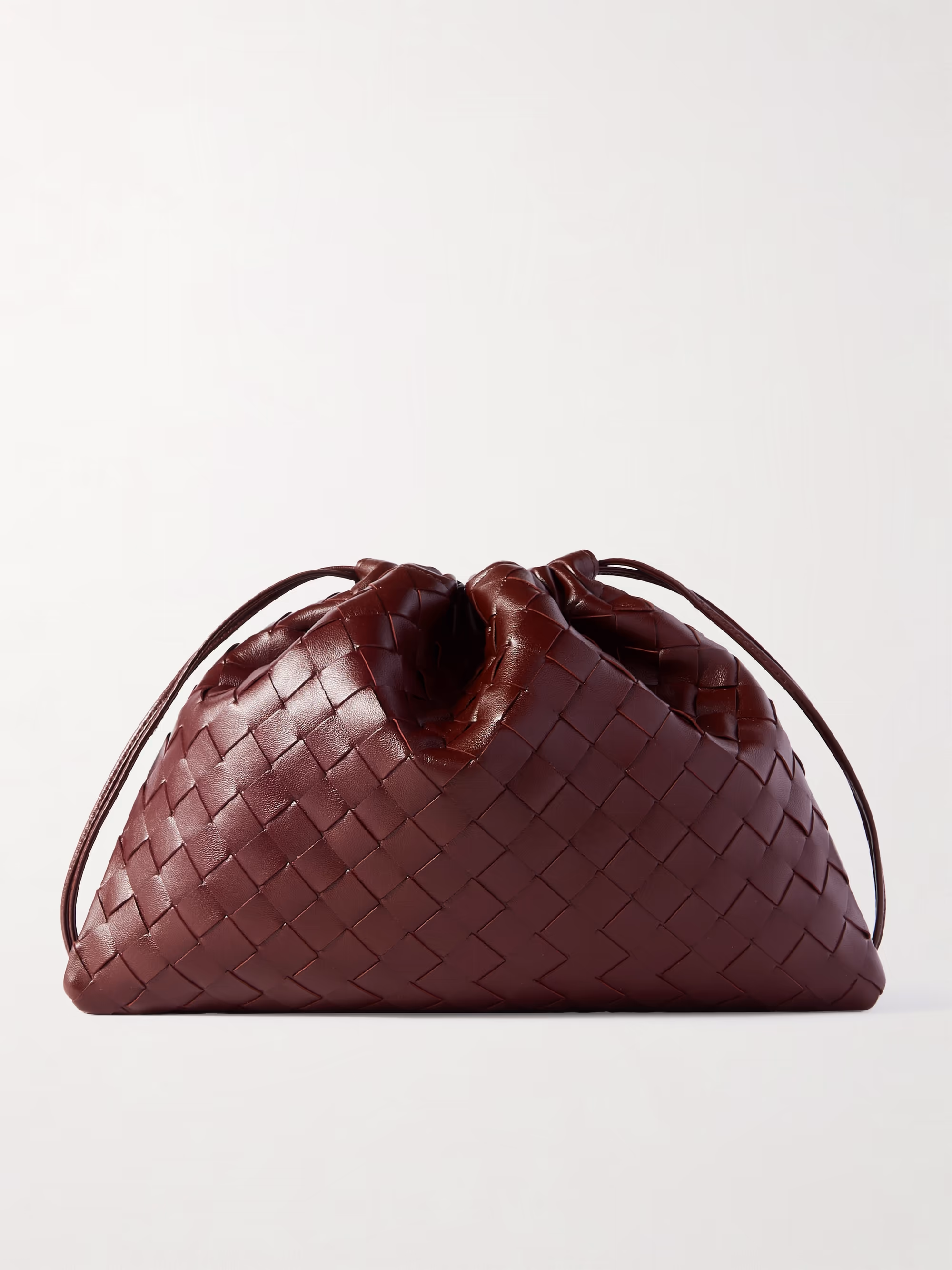 Bottega Veneta Dustbag small intrecciato leather clutch