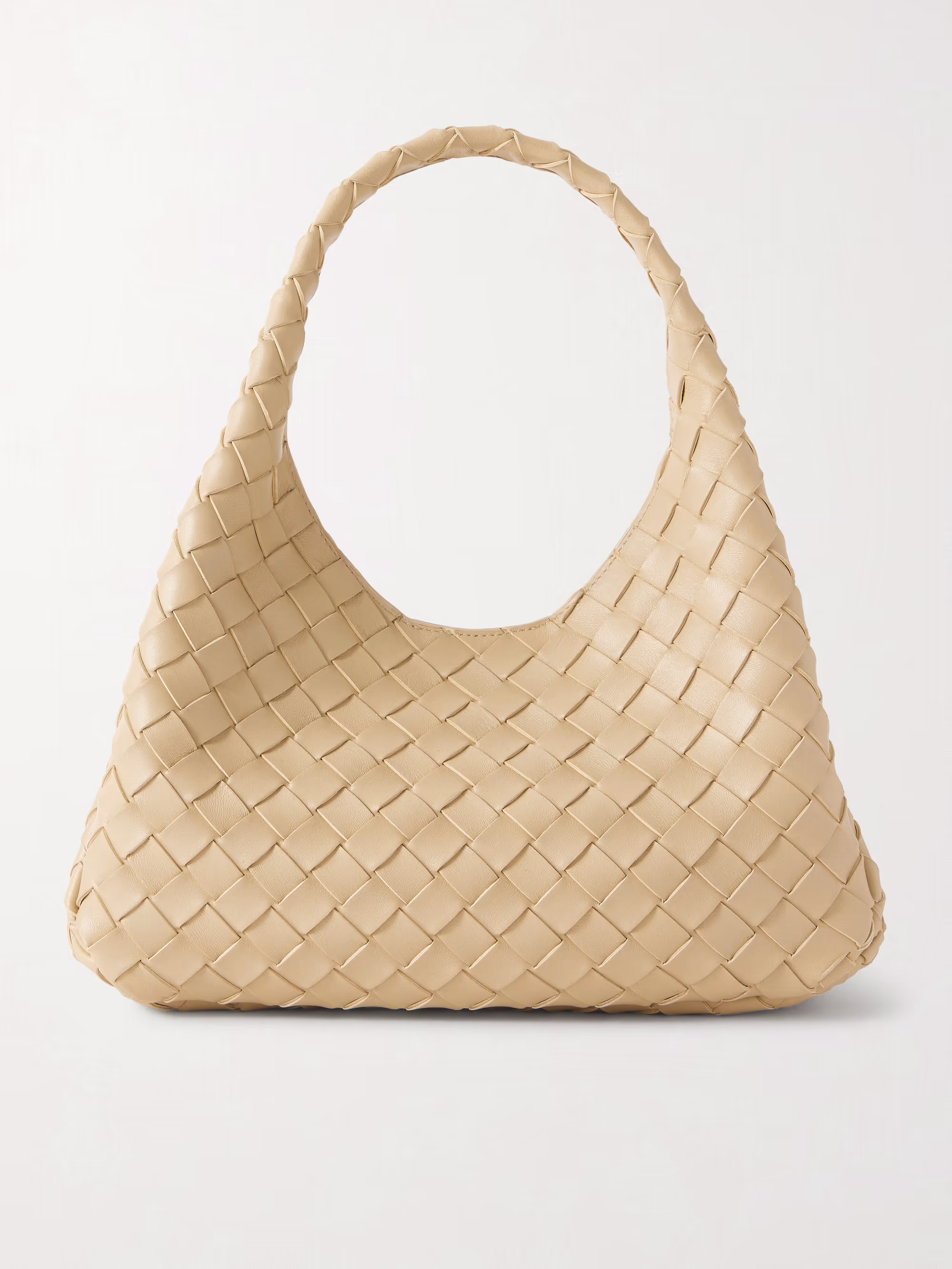 Bottega Veneta Campana intrecciato suede tote