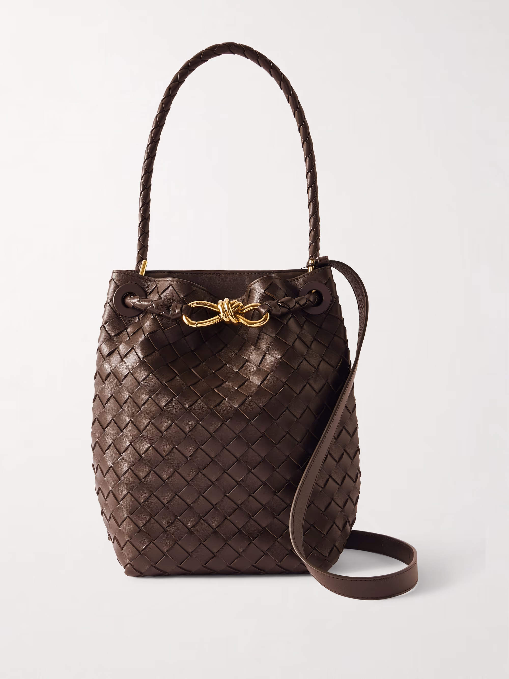 Bottega Veneta Andiamo Intrecciato leather bucket bag
