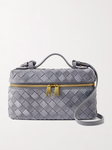 Bottega Veneta Bang Bang Intrecciato suede tote