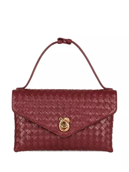 Bottega Veneta Knot Lock leather clutch
