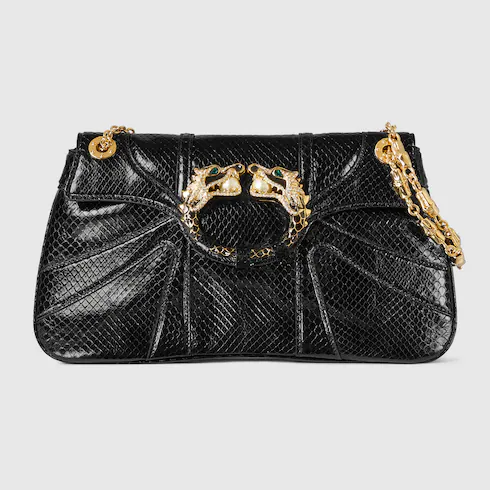Gucci Python evening shoulder bag