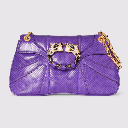 Gucci Python evening shoulder bag