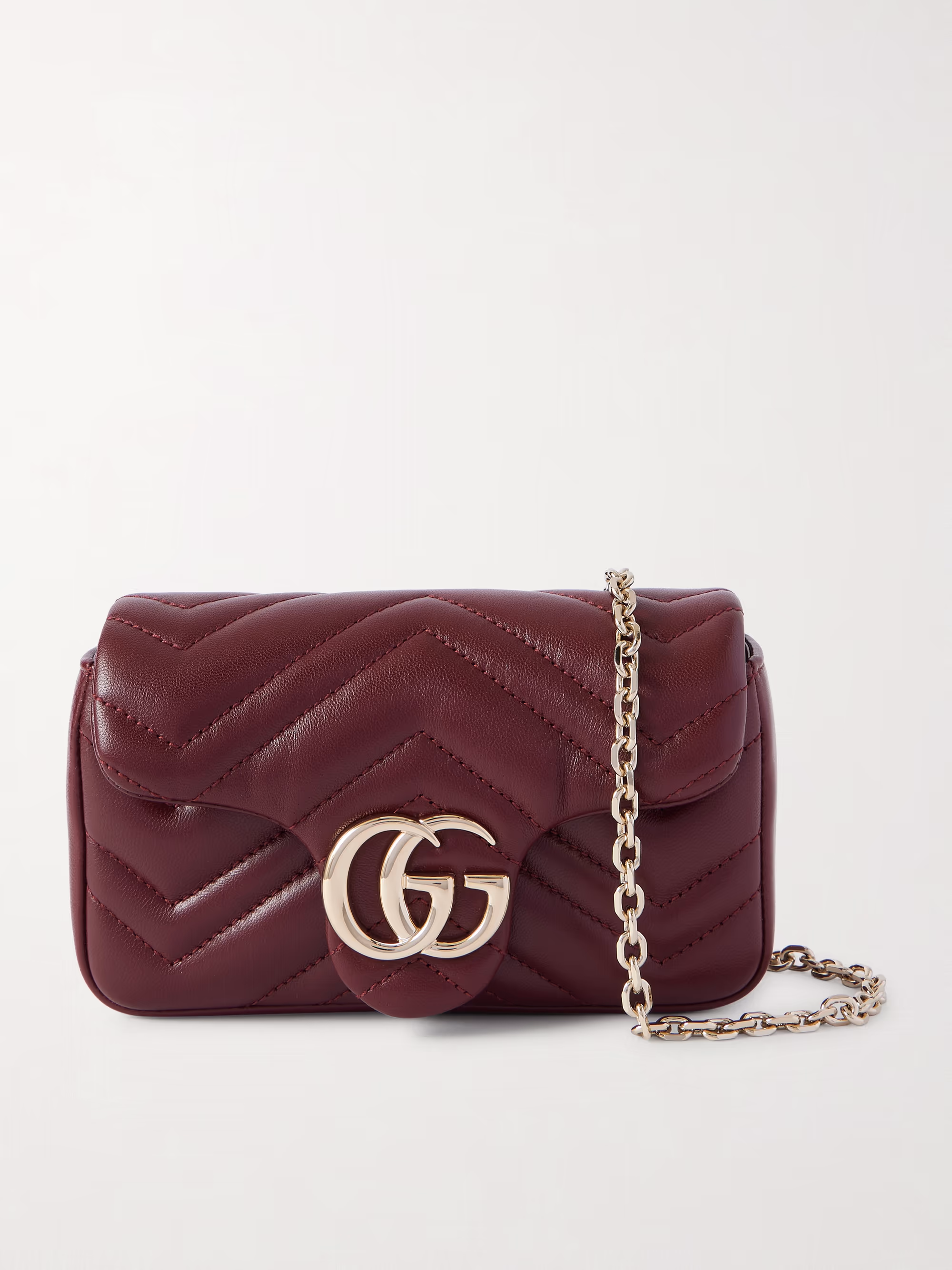 Gucci GG Marmont mini matelassé leather shoulder bag