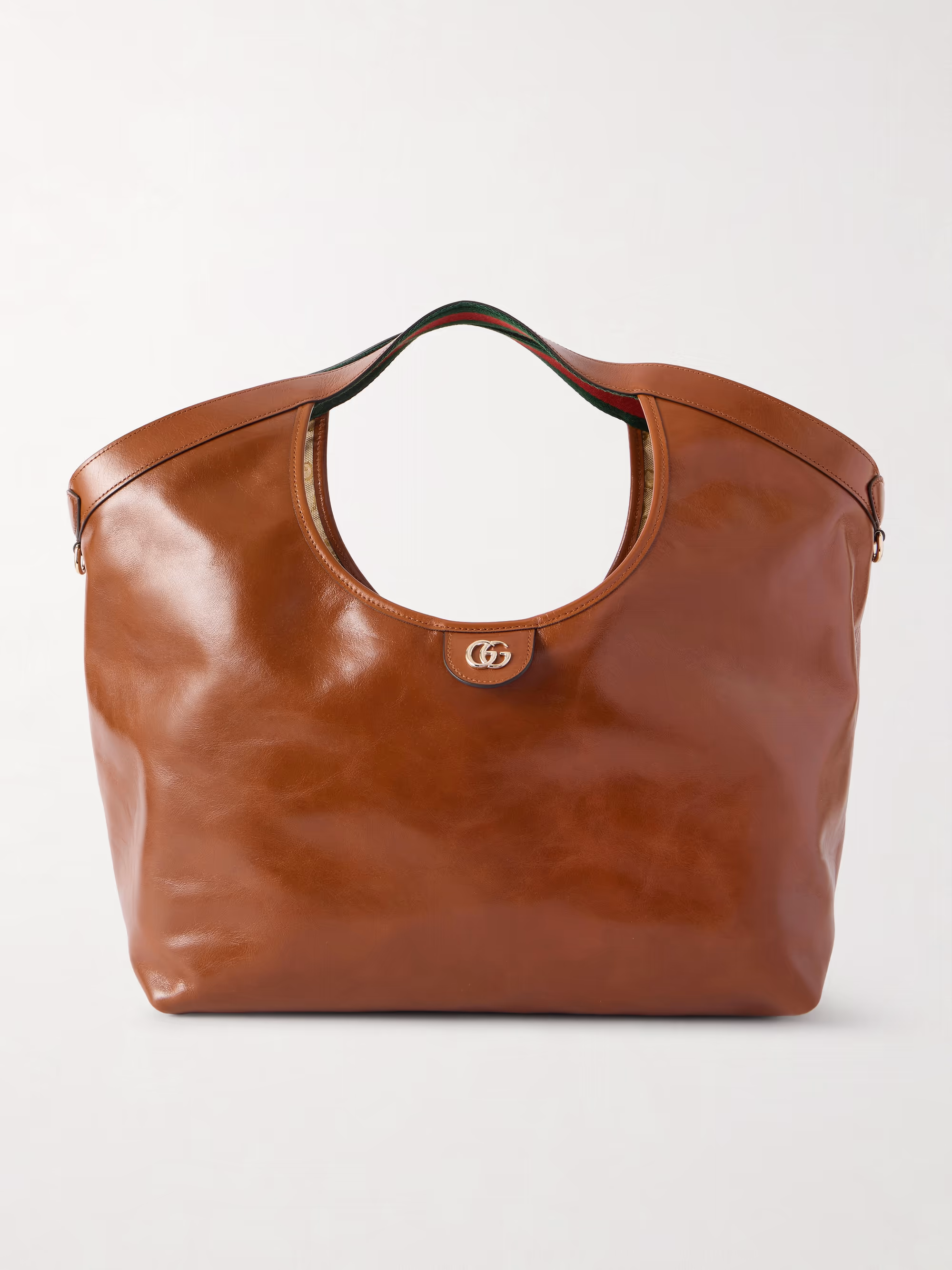 Gucci Giglio large textured-leather tote