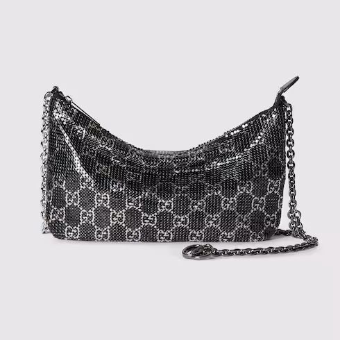 Gucci Metallic evening bag with charm