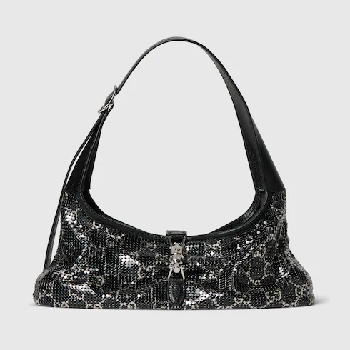 Gucci Jackie Slim metallic evening bag