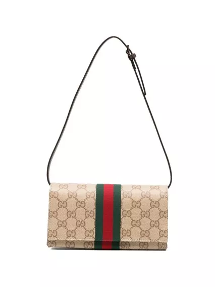 Gucci Web detail mini pouch