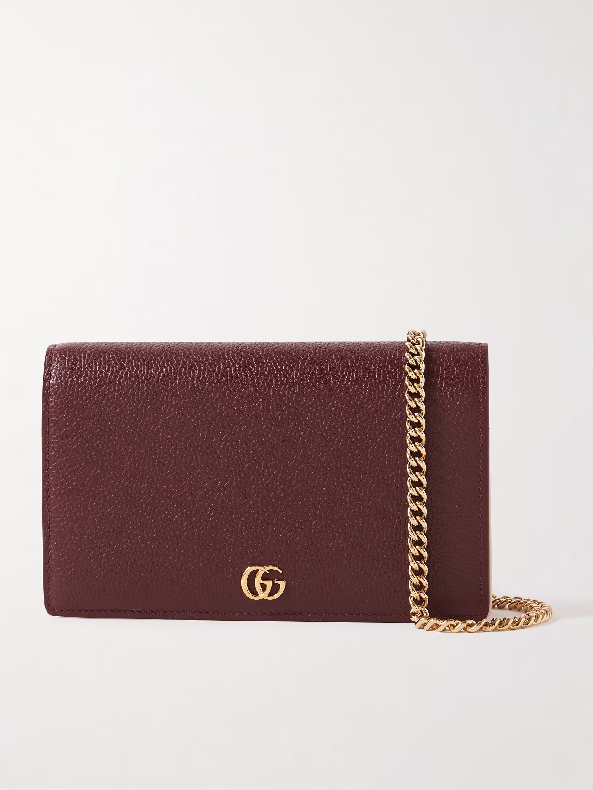 Gucci Petite Marmont textured-leather wallet