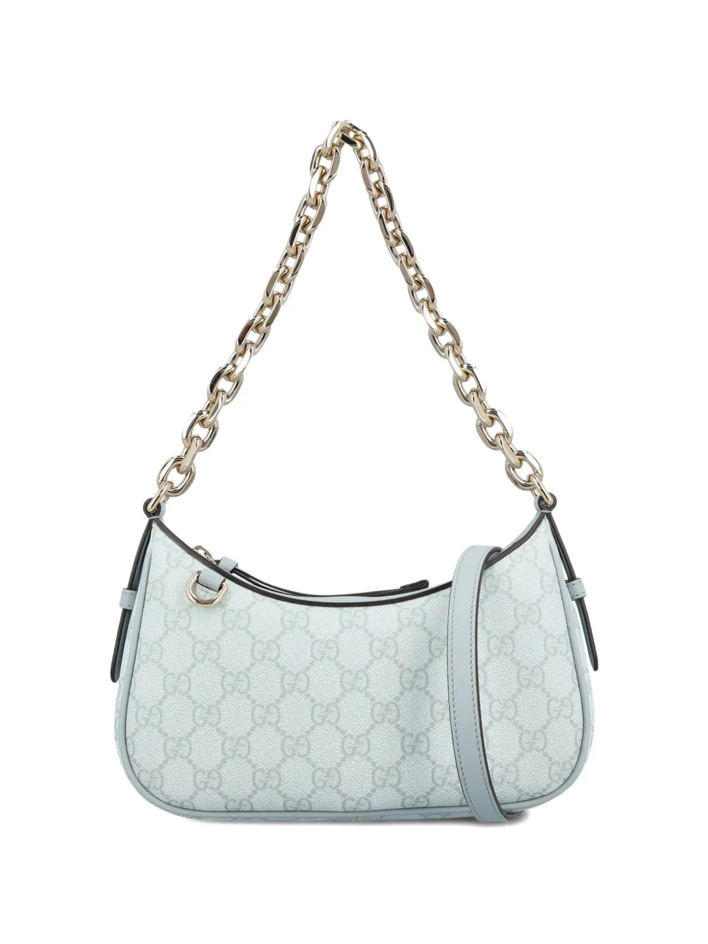 Gucci shoulder bag met logoprint en kettingband