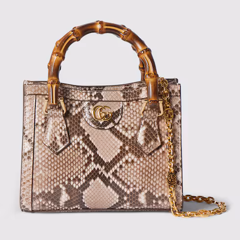 Gucci Gucci Diana python small tote bag