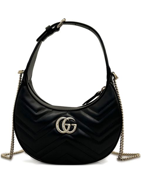 Gucci small GG Marmont chevron shoulder bag