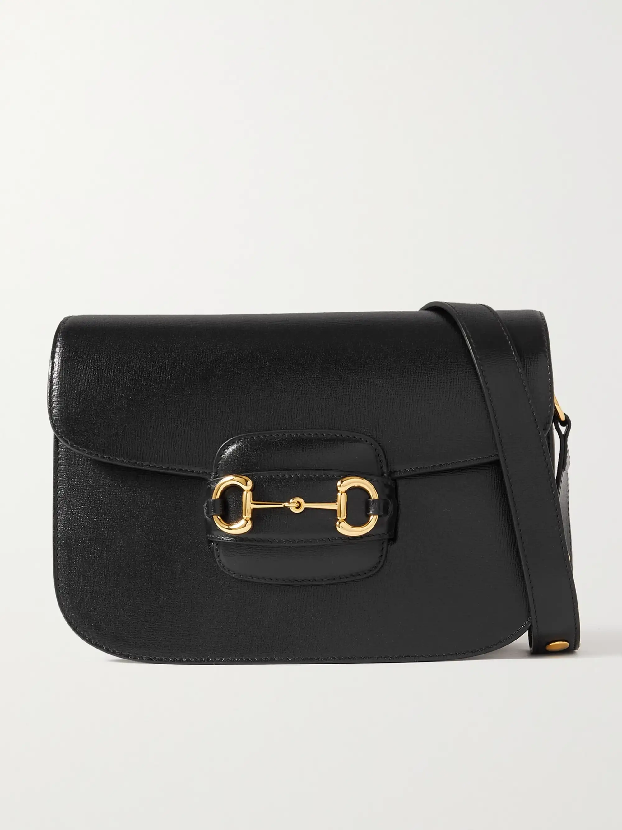 Gucci Horsebit 1955 medium textured-leather shoulder bag