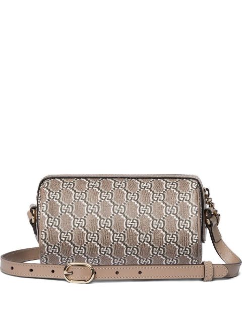 Gucci GG Supreme Canvas cylindrical shoulder bag