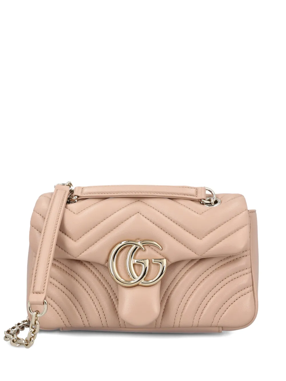 Gucci shoulder bag met chevron streep