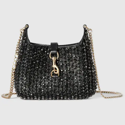 Gucci Gucci Jackie Notte crystal mini bag