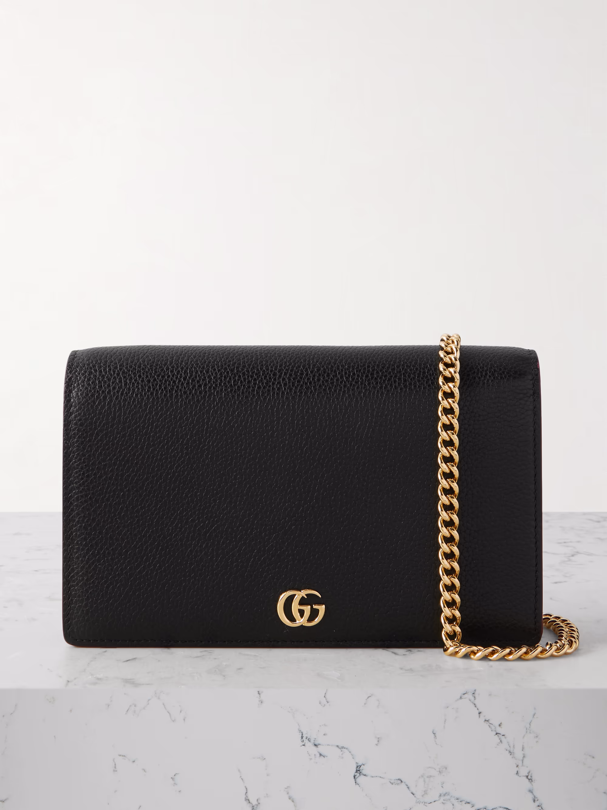 Gucci Petite Marmont textured-leather wallet