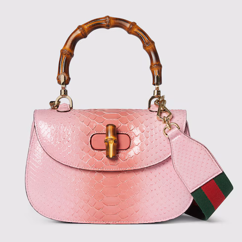 Gucci Gucci Bamboo 1947 python small bag