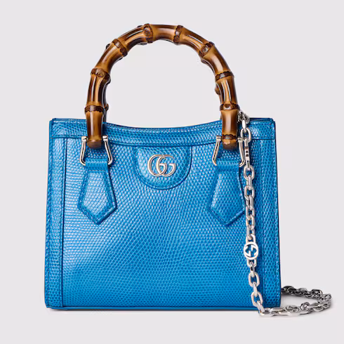 Gucci Gucci Diana lizard small tote bag