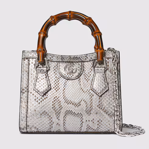 Gucci Gucci Diana python small tote bag