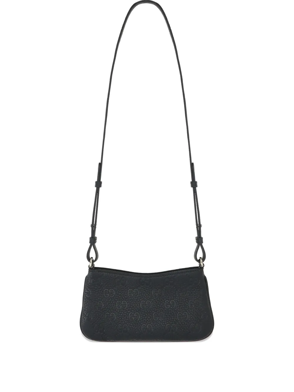 Gucci GG leather shoulder bag met patroon