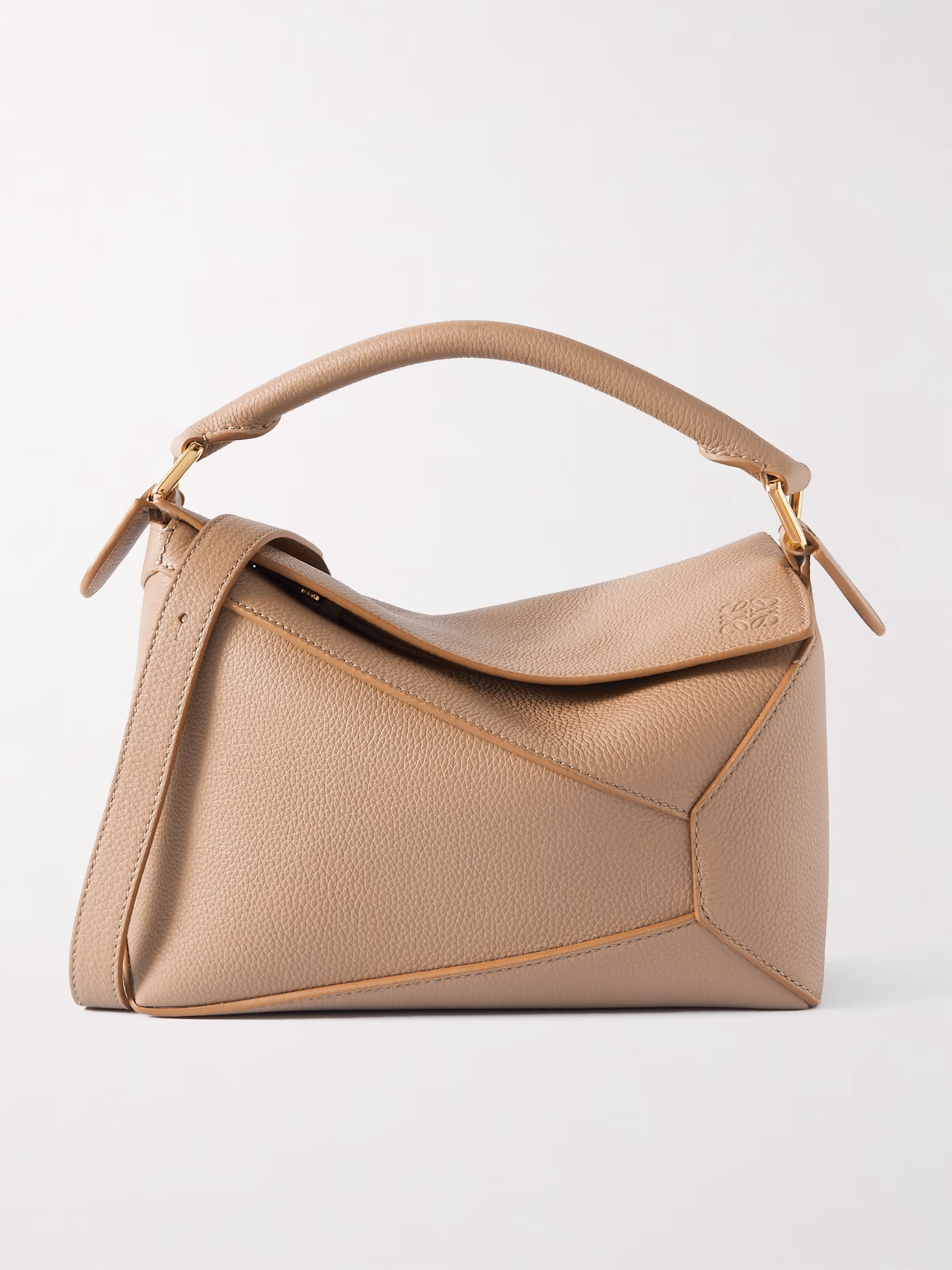 Loewe Puzzle Edge small textured-leather shoulder bag