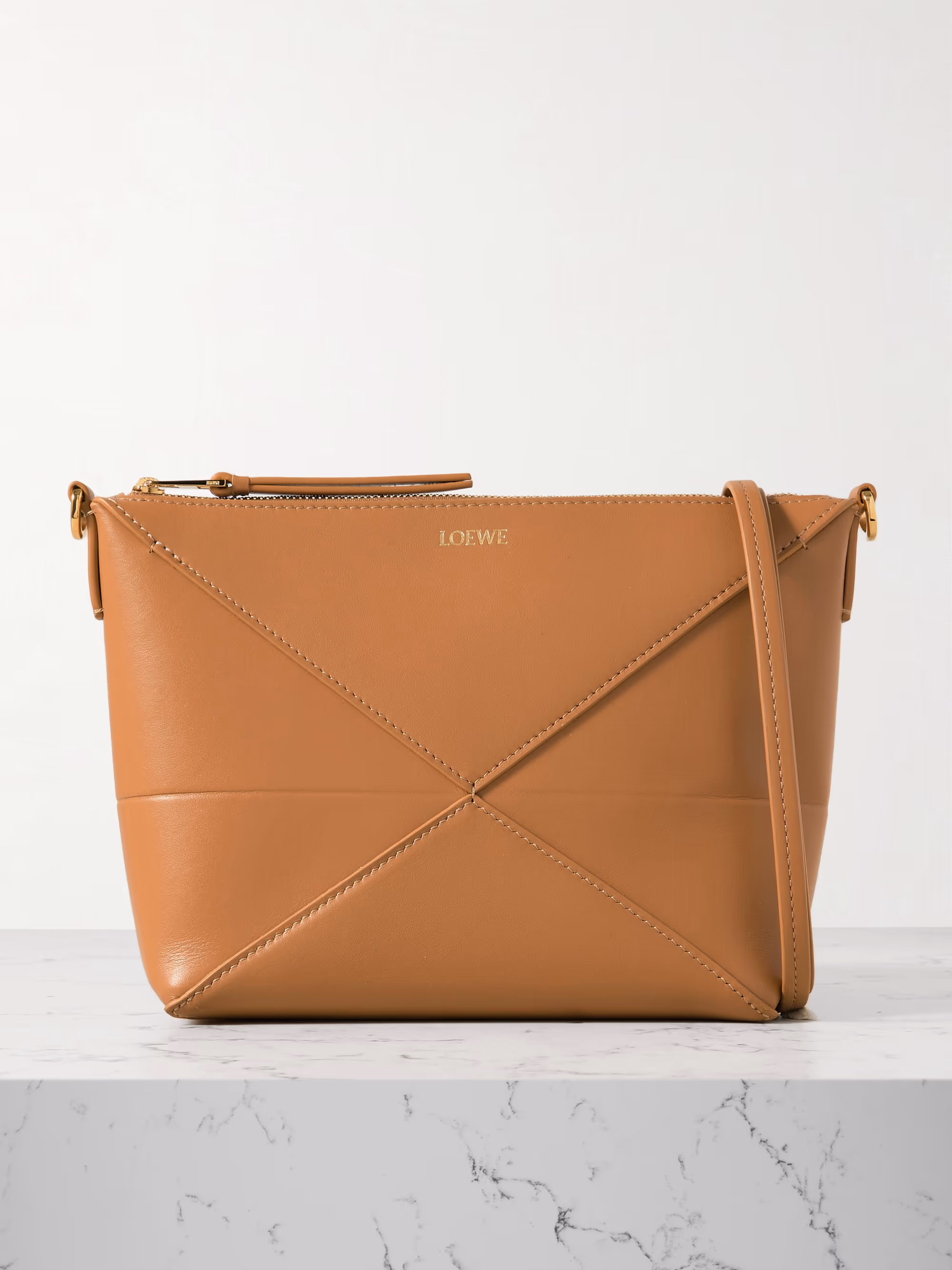 Loewe Puzzle Fold leather clutch