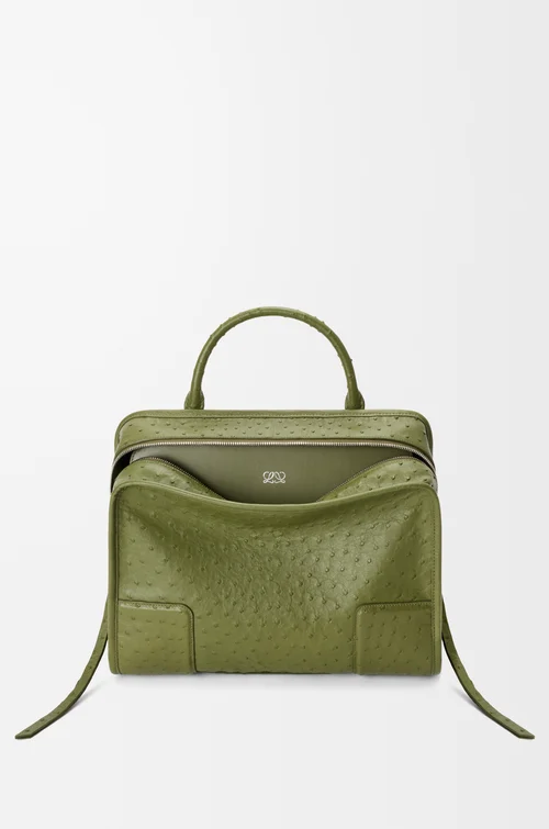 Loewe Large Amazona 180 bag in ostrich