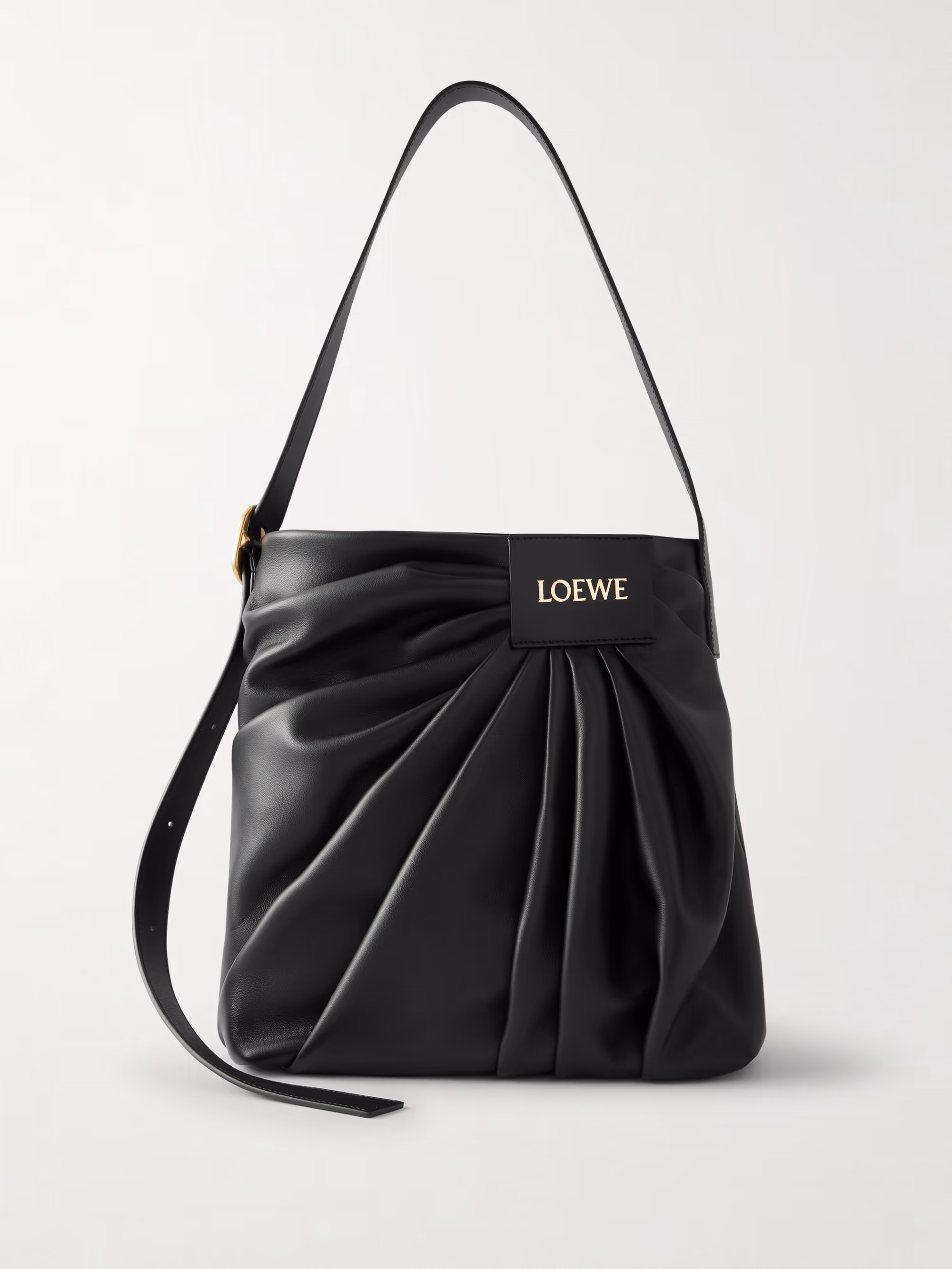Loewe Featherlight gathered leather tote
